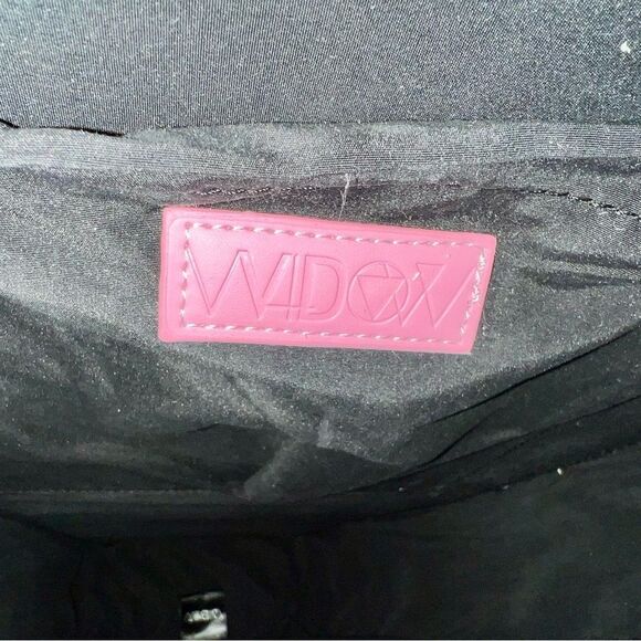 Dolls Kill oversize pink and black skull spiderweb coffin backpack. New in box - Picture 8 of 15